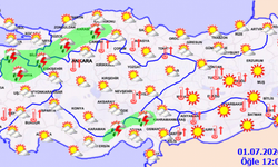 Bazı kentlerde sıcaklık 40 dereceyi bulacak
