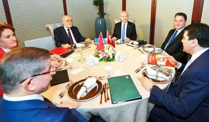 Altılı masa, seçim güvenliği yol haritasını açıkladı