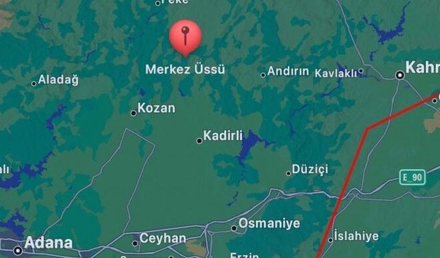 Adana’da 5 büyüklüğünde deprem