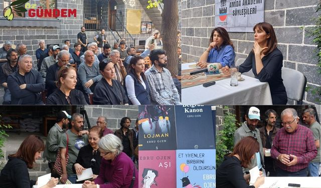 Uluslararası Ödüllü Yazar Ebru Ojen Amed’de Okurlarıyla Buluştu