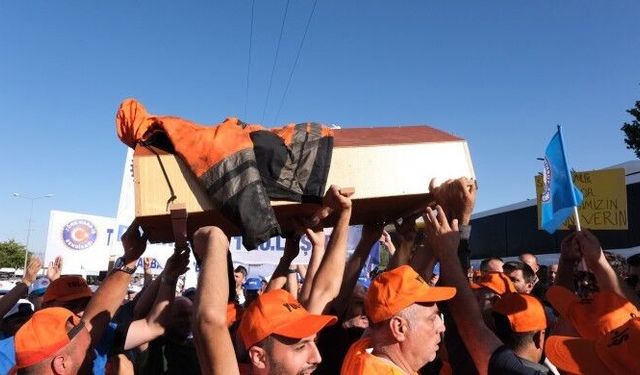 Eylemdeki işçilerden 'grev' uyarısı