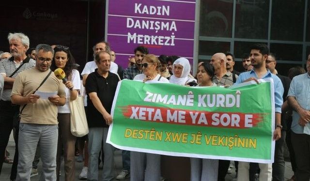 Kürtçeye dönük saldırı birçok kentte protesto edildi