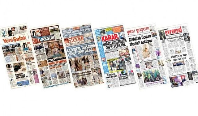 Komisyonun İmralı’ya gitme kararını gazeteler nasıl gördü?