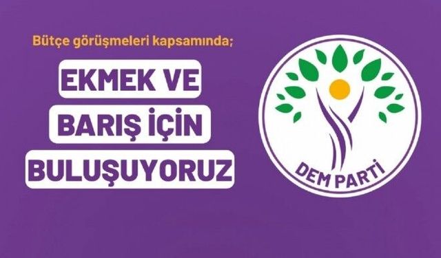 DEM Parti'nin 'ekmek ve barış için bütçe' yürüyüşü bugün başlıyor