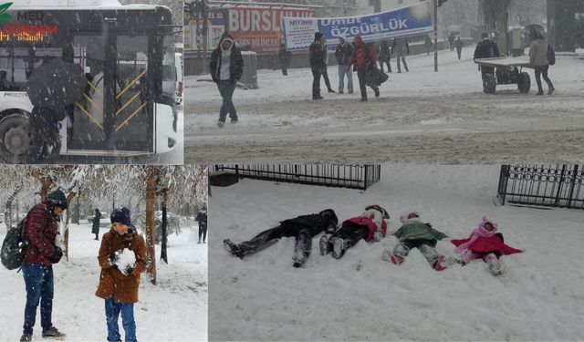 Amed’de Kar Engelini Kadın Şoför Aştı, Alkışlar Yükseldi