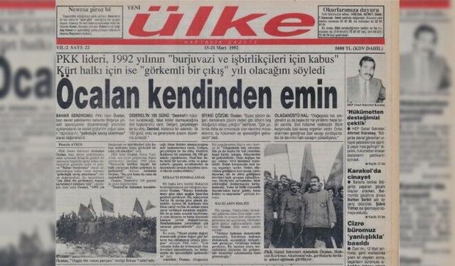 Aykol'un Abdullah Öcalan ile yaptığı röportaj