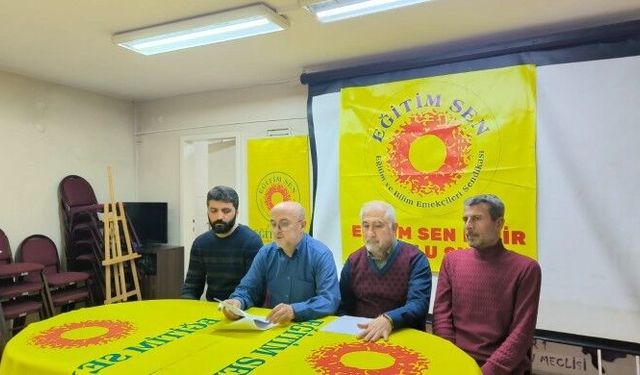 Eğitim Sen İzmir 1 Nolu Şubesi'den yarıyıl raporu