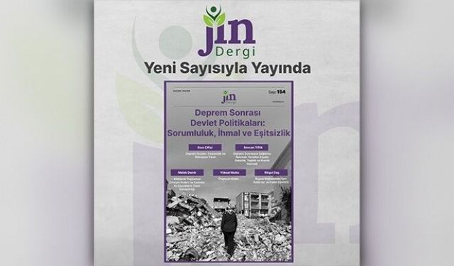 Jin Dergi'nin 154'ncü sayısı çıktı
