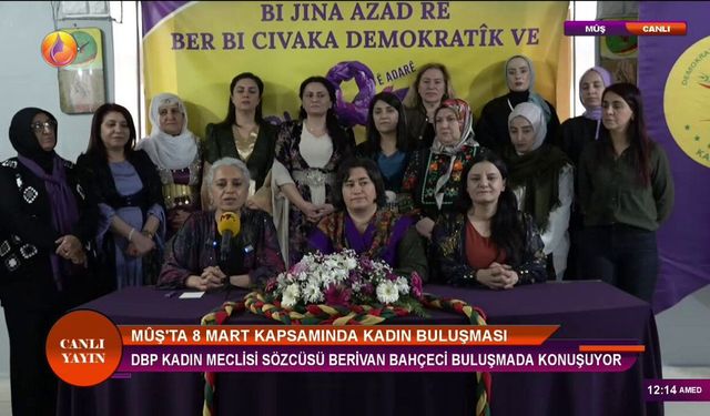 DBP: 8 Mart yeni bir yaşamı kurma iradesinin ilanıdır