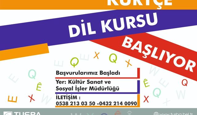 Tuşba’da Kürtçe Dil Kursu Başvuruları Başladı