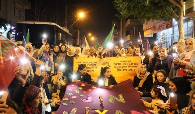 Mersin’de kadınlardan 8 Mart yürüyüşü