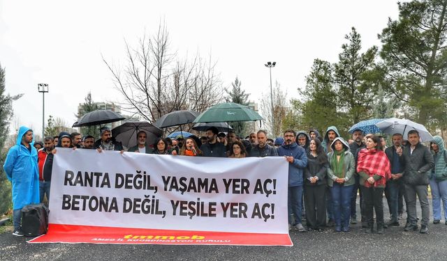 Yeşil alanlın imara açılmasına karşı ortak açıklama