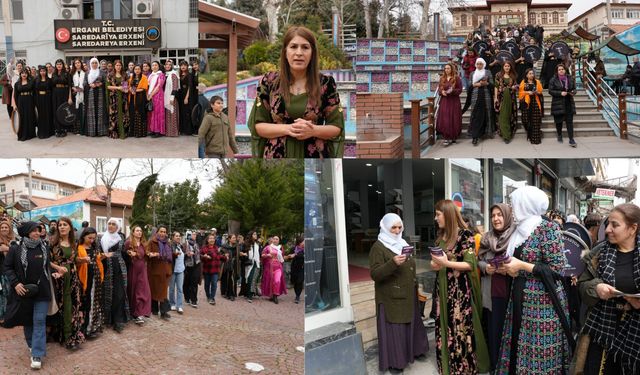 Ergani’de 8 Mart yürüyüşü: Kadınlar Amed mitingine çağrıldı