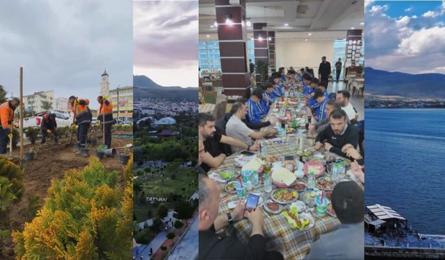 Tatvan’da yeşillendirme ve spor buluşması