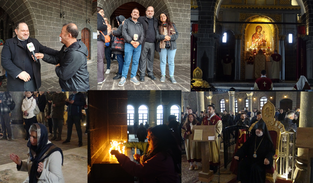 Amed Surp Giragos’ta Paskalya ayiniyle bayram kutlandı
