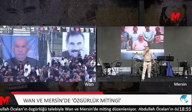 Van ve Mersin’de ‘Özgürlük Mitingi’