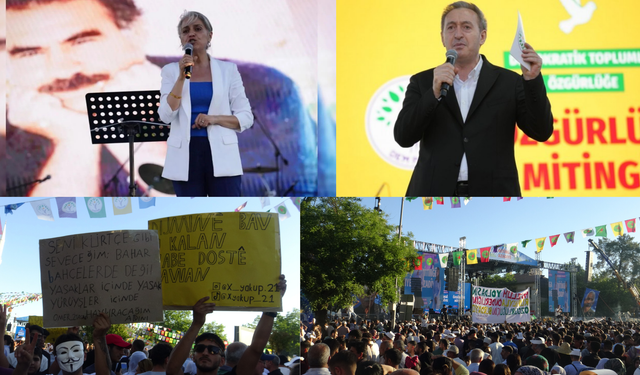 Uçar Amed’de, Bakırhan İstanbul’da konuştu: Öcalan’a özgürlük çağrısı