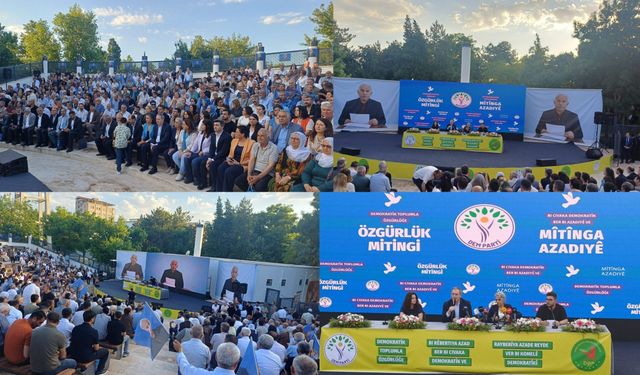 4 kentte ‘Özgürlük Mitingi’ düzenlenecek
