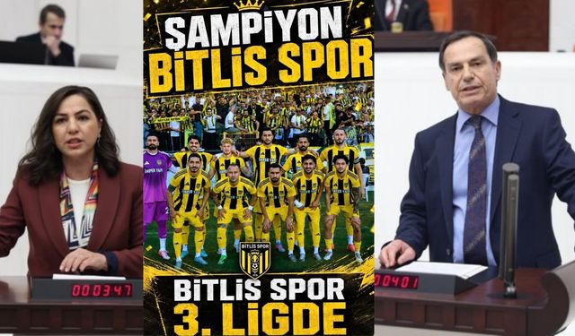 DEM Parti’den 3. Lig’e çıkan Bitlis Spor’a destek mesajı