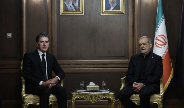Neçirvan Barzani, Mesud Pezeşkiyan ile görüştü
