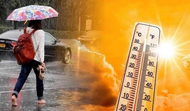 İç kesimlerde sıcaklık artacak, 7 kentte sağanak