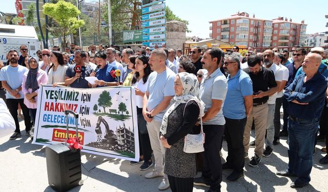 Yeşil alan çağrısı: Van'ın nefesini kesmeyin
