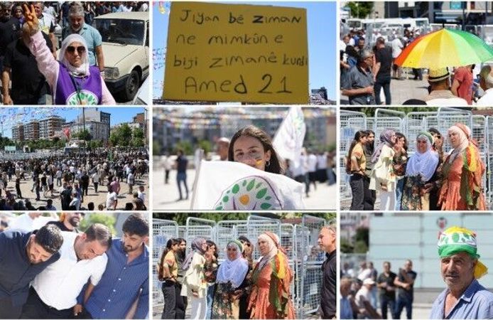 Onbinler ‘özgürlük’ talebiyle Bağcılar Meydanı’nında