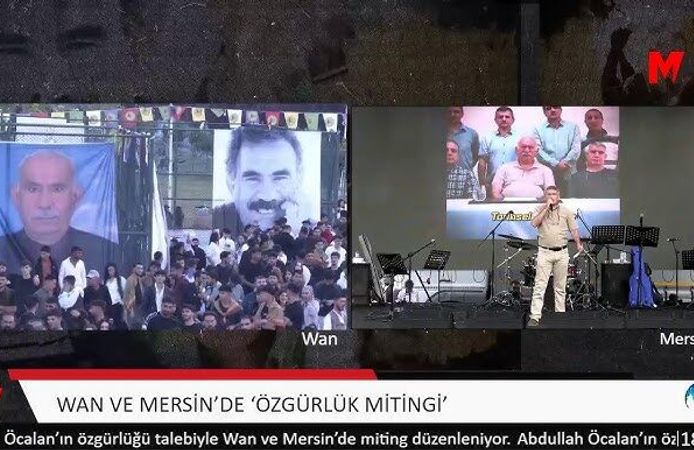Van ve Mersin’de ‘Özgürlük Mitingi’