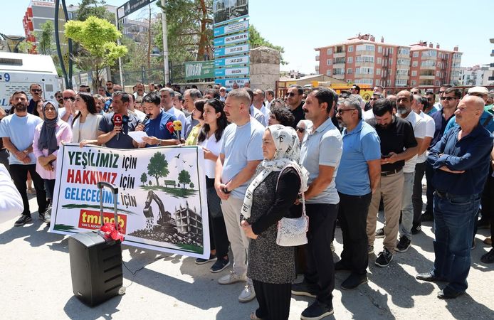 Yeşil alan çağrısı: Van'ın nefesini kesmeyin