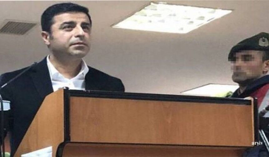 Demirtaş: Tahir ustaya ve bütün anne babalara ithaf ediyorum
