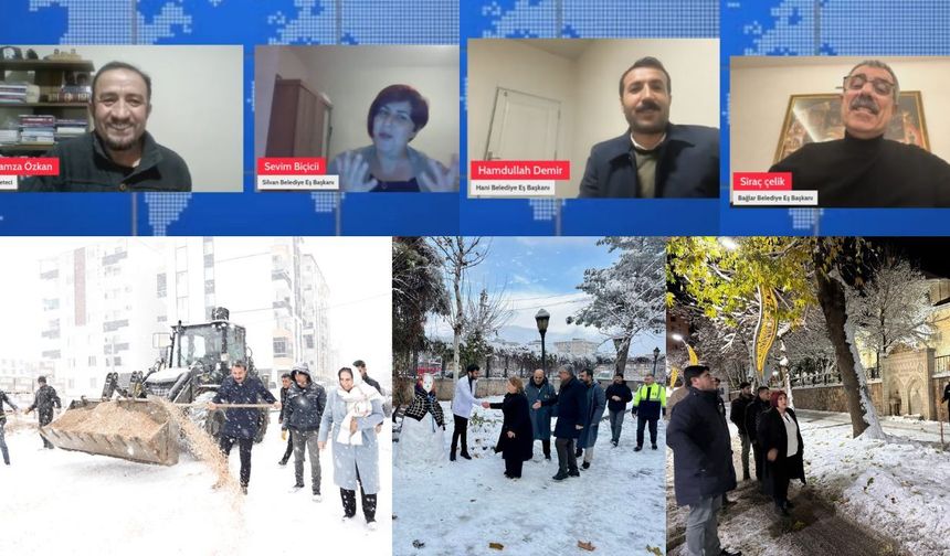Belediye Eş Başkanlar 8. Gün’de: Karla Mücadele Sürüyor