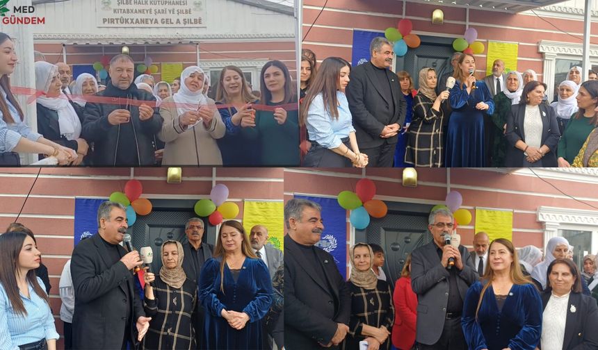 Şilbe Halk Kütüphanesi Coşkuyla Hizmete Açıldı