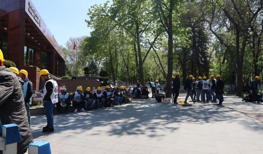 Maden işçilerinin eylemi 6’ncı gününde