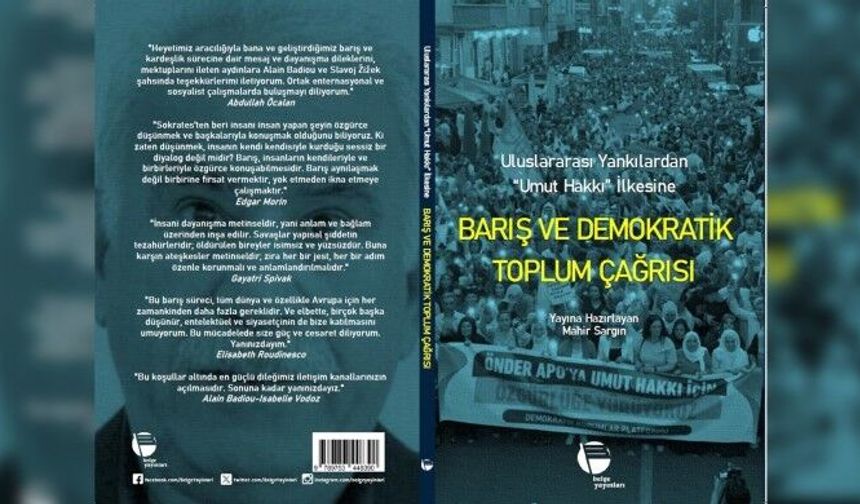 Abdullah Öcalan çağrısı kitapla uluslararasılaştı