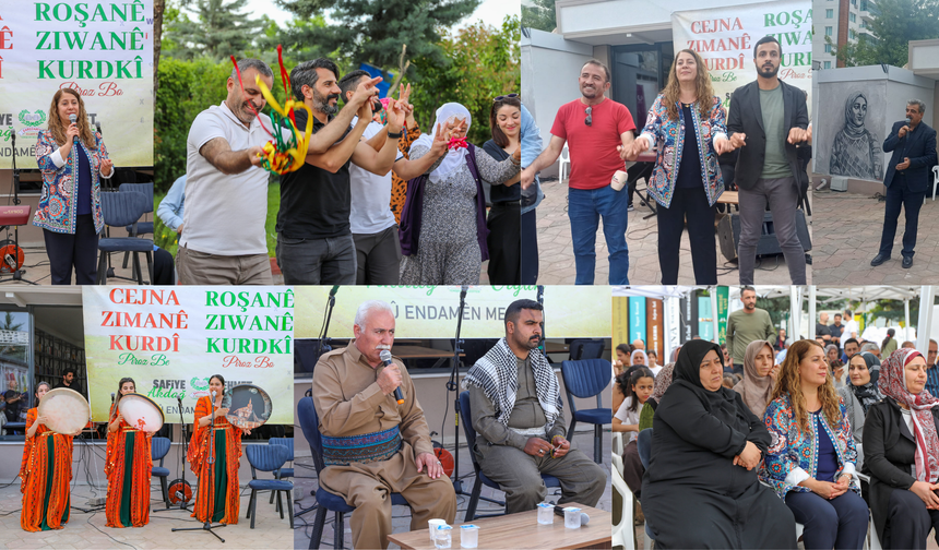 Rojin Kabaiş Kütüphanesi’nde Kürt Dil Bayramı kutlandı