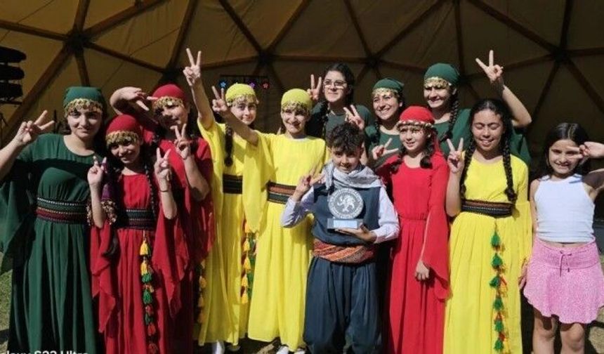 Kürt folklor ekibinden önemli başarı