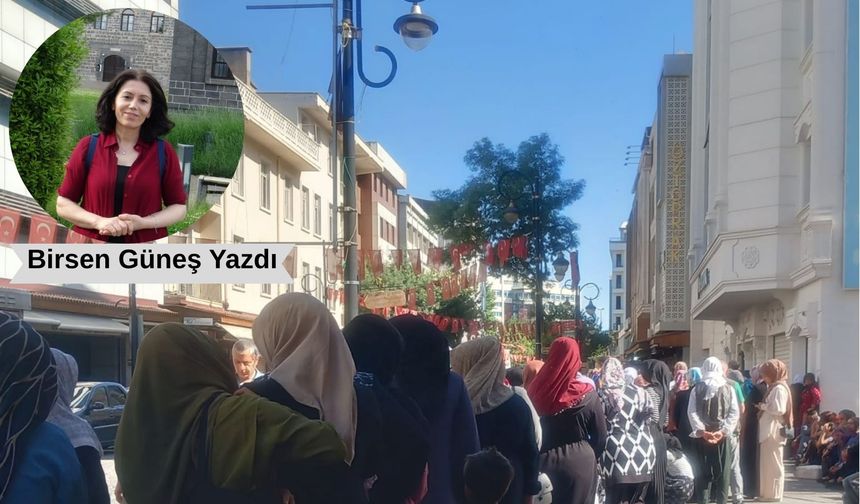 Amed'de Sosyal Devlet Kuyruğunda Bekleyen Yoksulluk