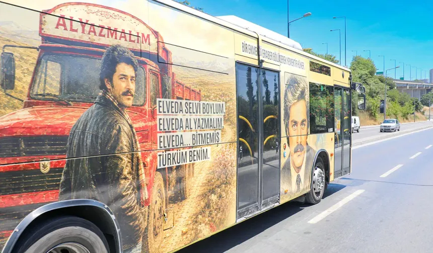 İstanbul'da Kadir İnanır'ın hatırası için özel İETT otobüsü
