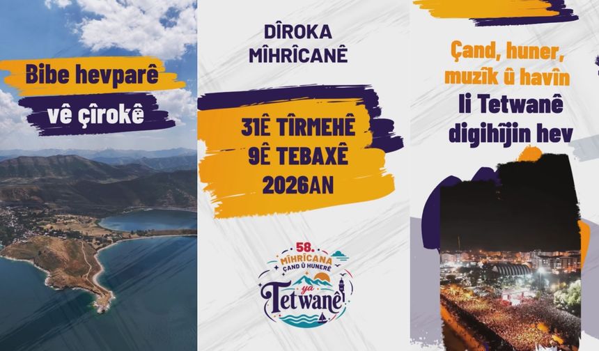 Tatvan'da 58. Kültür ve Sanat Festivali 31 Temmuz'da Başlıyor