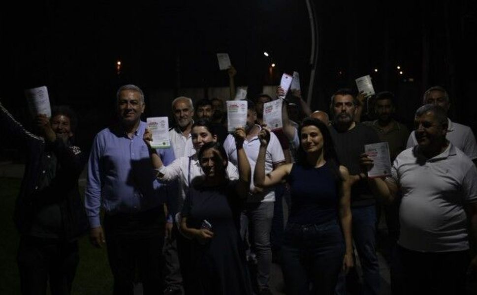 Amed’de gece gündüz ‘Özgürlük Mitingi’ çalışması