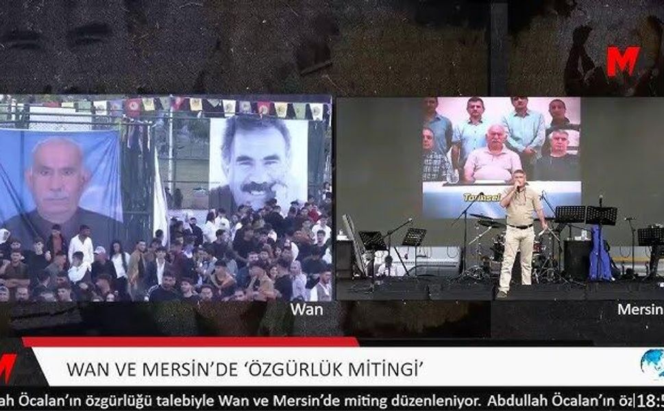 Van ve Mersin’de ‘Özgürlük Mitingi’