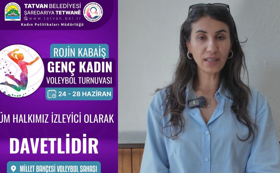 Tatvan’da Rojin Kabaiş Genç Kadın Voleybol Turnuvası başlıyor