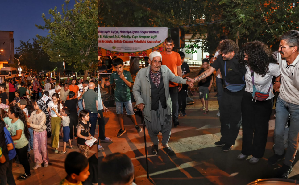 Kayapınar’da müziğin sesi barış ve yaşam için yükseldi