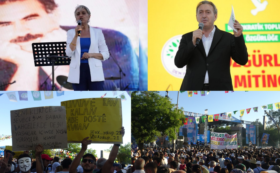 Uçar Amed’de, Bakırhan İstanbul’da konuştu: Öcalan’a özgürlük çağrısı