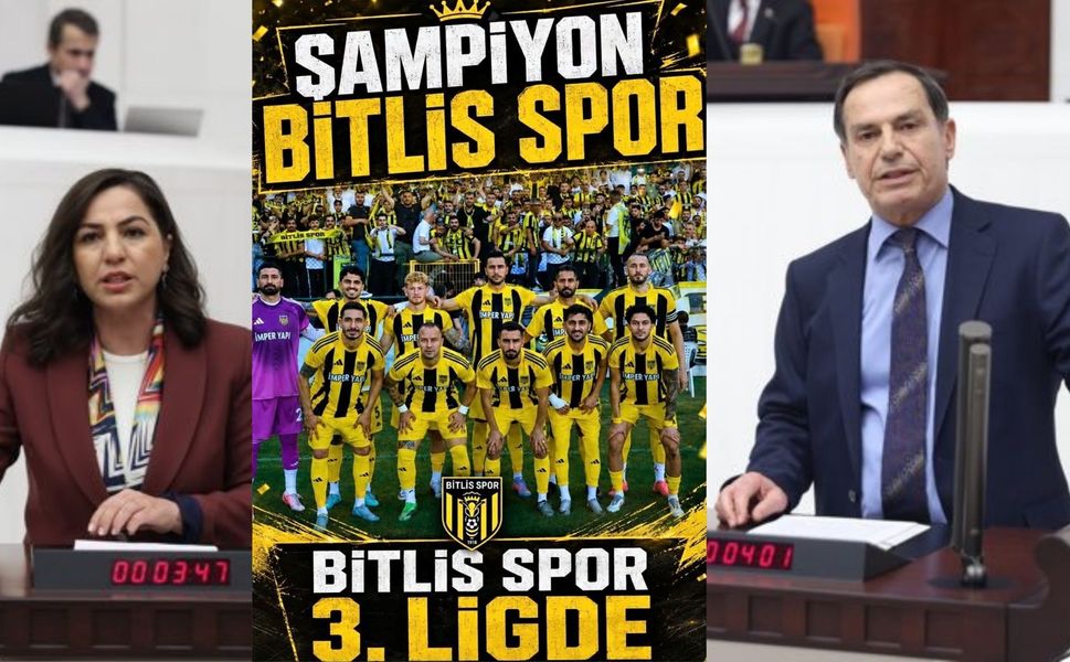 DEM Parti’den 3. Lig’e çıkan Bitlis Spor’a destek mesajı