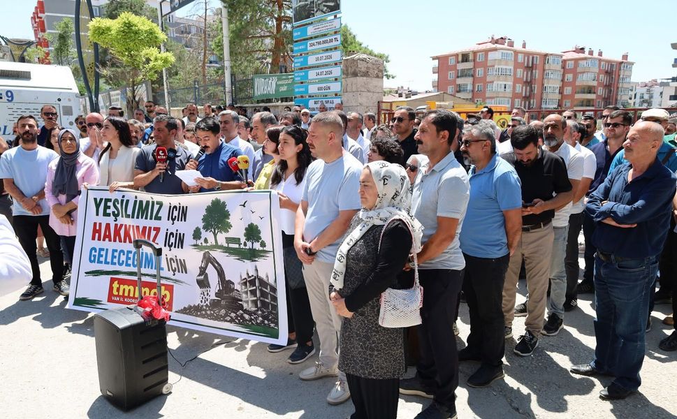 Yeşil alan çağrısı: Van'ın nefesini kesmeyin