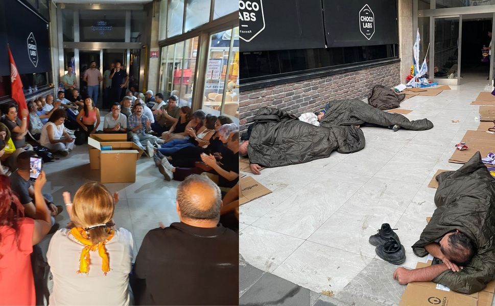 KHK nöbeti şarkılar, halaylarla ve zılgıtlarla sürüyor
