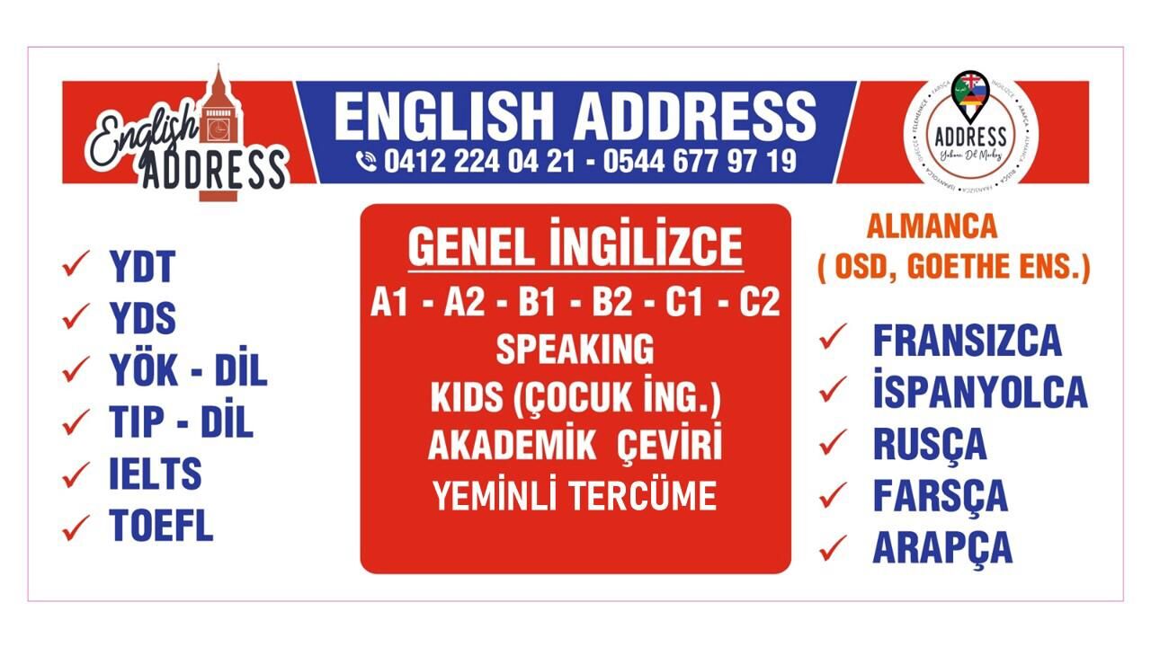 English Address Dershanesi 