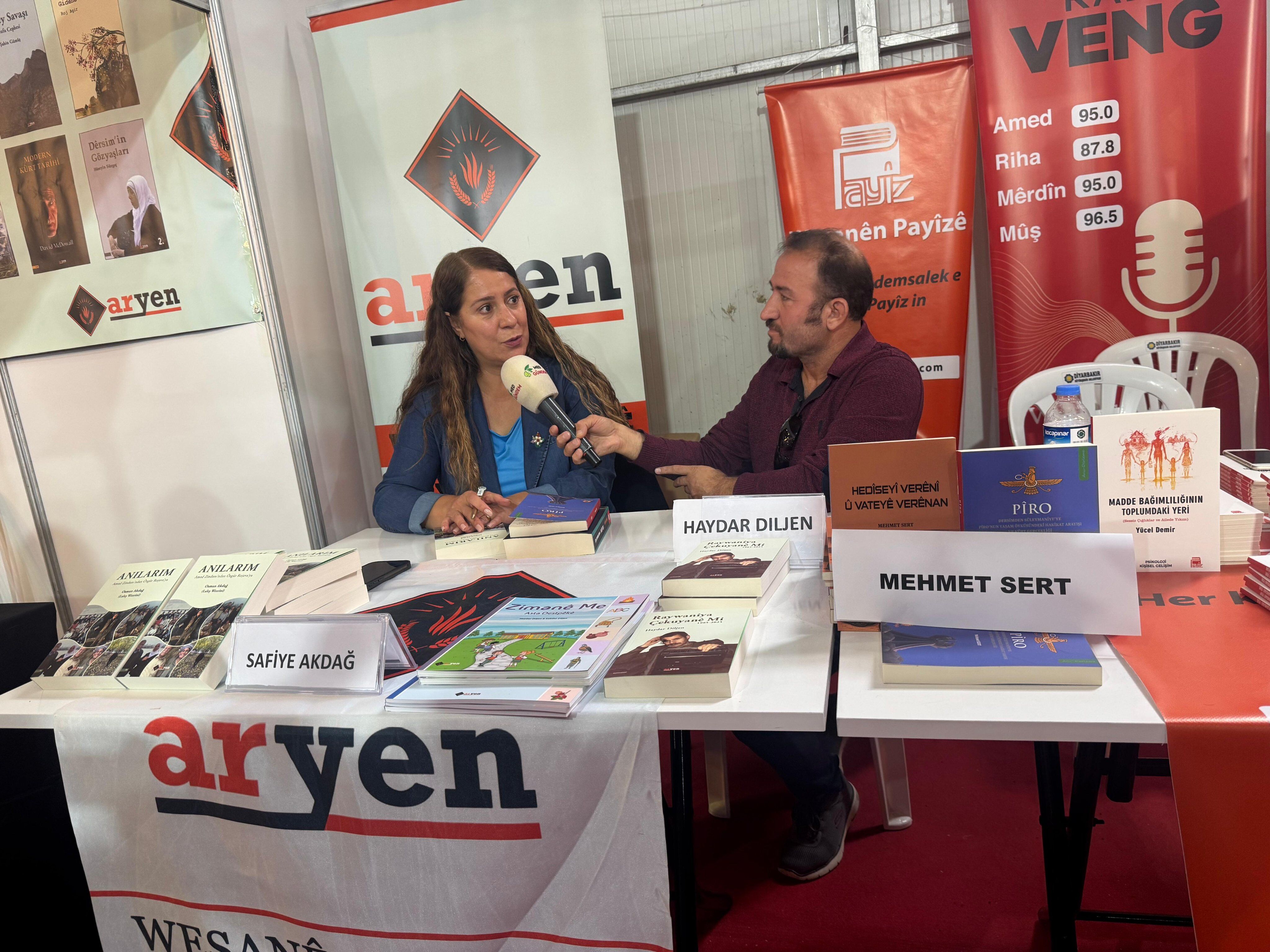Eş Başkan Safiye Akdağ Gazeteci Hamza Özkan