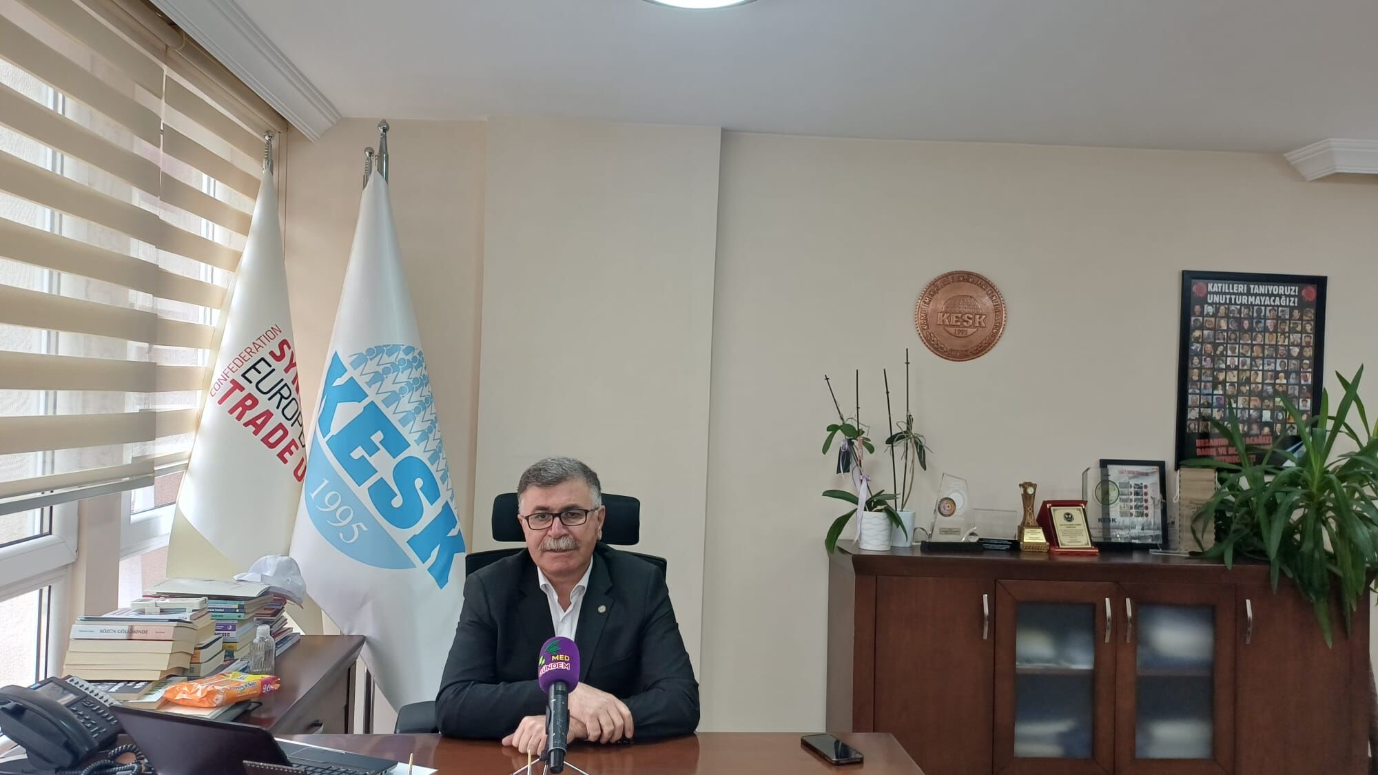 KESK Eş Genel Başkanı Ahmet Karagöz